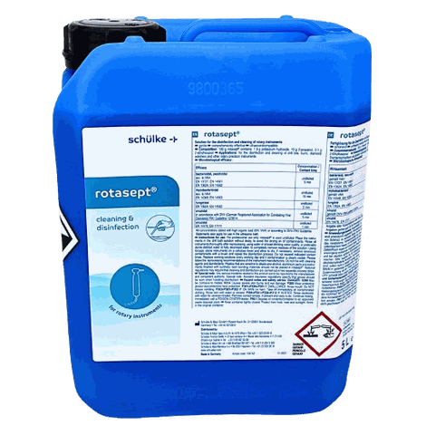 Rotasept® dezinficējošs šķīdums rotējošiem instrumentiem, 5L